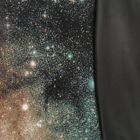 Space galaxy supernova twirl skater circle skirt - Picture 3 of 3